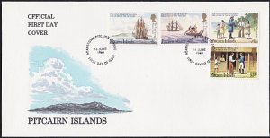 PITCAIRN IS 1983 Folger's discovery of the settlers - FDC..................D6040