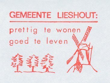 Meter cut Netherlands 1991 Windmill