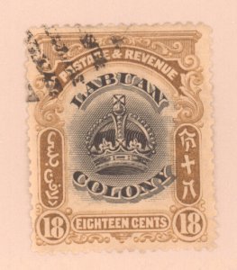 Labuan, Scott #106, cto