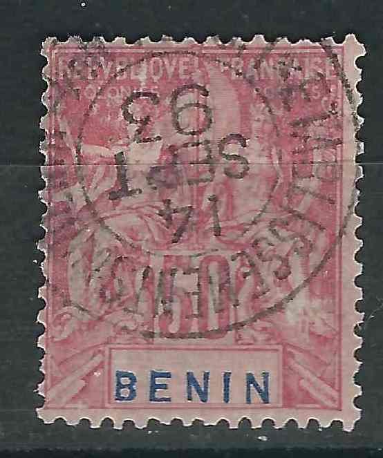 Benin 43 YV 43 Used 1893 Cancel F/VF 1894 SCV $16.00