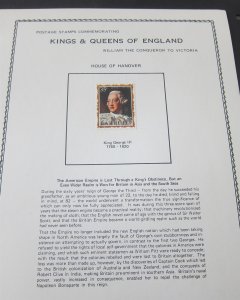 Barbuda kings and Queens of England on page