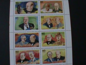 ​OMAN-CENTENARY OF SIR WINSTON CHURCHILL-MNH-SHEET VF-EST-$12-50% OFF PROMOTE