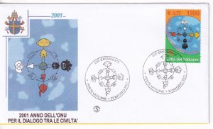 2001 - VATICAN - Scott #1179 - FDC