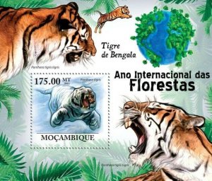 Mozambique 2011 MNH - Bengal Tigers (Fauna). YT 3604-3609, Mi 4427-4432, Sc 2180