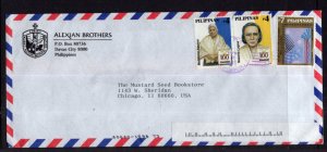 Philippines to Chicago,IL Airmail Cover