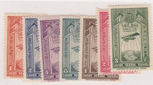 Ethiopia #C11-17 MH complete set 
