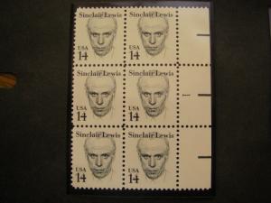 Scott 1844-1869, Great Americans, Complete Plate Blocks of 4 or 6, MNH Beauties