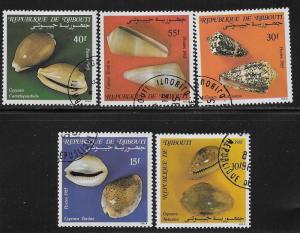 DJIBOUTI SC# 603-7  VF/CTO