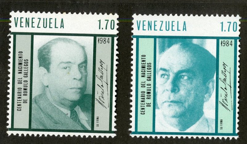 VENEZUELA 1335-6 MNH BIN $.70 POLITICAN