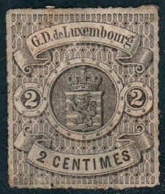 Luxembourg  #14  Used CV $13.50