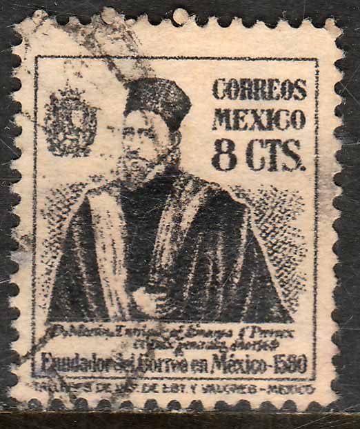 MEXICO 843, 8¢ 1934 Definitive Wmk Gobierno...279. Used. F-VF. (925)