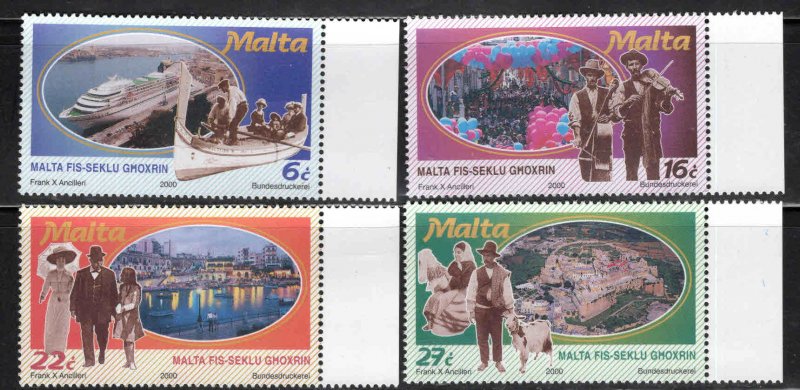 MALTA  Scott 1003-1006 MNH** 2000 set