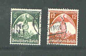 Germany Sc. #465-66 Good used set 