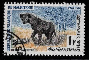 Mauritania Scott 135 Used Hyena stamp