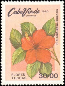 Cape Verde #416-421, Complete Set(6), 1980, Flowers, Never Hinged