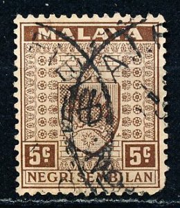 Malaya Negri Sembilan #24 Single Used