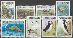 Faroe Is #31-8  MNH F-VF CV $5.45 (S59)