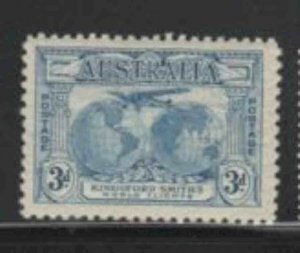 AUSTRALIA #112 1931 3p SOUTHERN CROSS MINT VF LH O.G