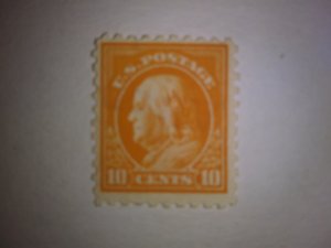 SCOTT # 416 TEN CENT FRANKLIN DESIRABLE USED SINGLE