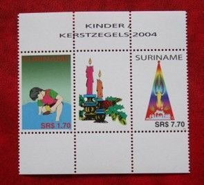 SURINAME 2004 Christmas MNH Scott# 1319-1320 SG 2077-2078
