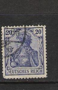 GERMANY 84b VFU ULTRAMARINE GERMANIA A1108C