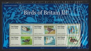 Great Britain Birds 'Post and Go' 6v 3rd Issue Presentation Pack 2011 MNH