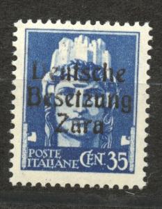 German Occupation Zara, Mi.7 , MNH, 