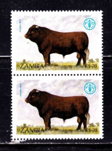 Zambia stamp #420, MNH, vertical pair
