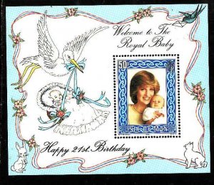 Isle of Man-Sc#223- id5-unused NH sheet-Princess Diana birthday-1982- there