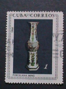 ​CUBA-1964-66 VERY OLD CUBA STAMPS-FAMOUS PAINTINGS-NATIONAL MUSEIUM- USED-VF