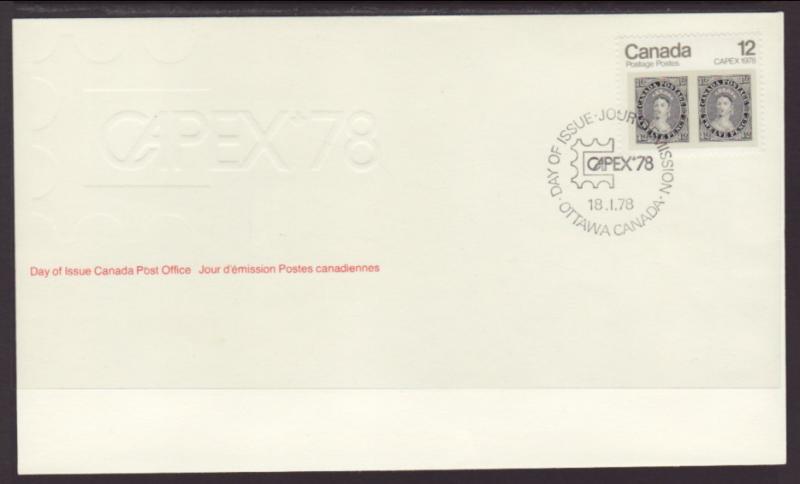 Canada Capex 1978 Canada Post U/A FDC BIN