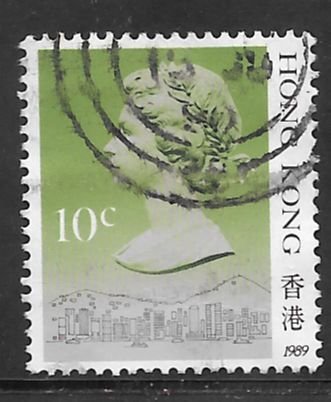 Hong Kong #490B Used Single