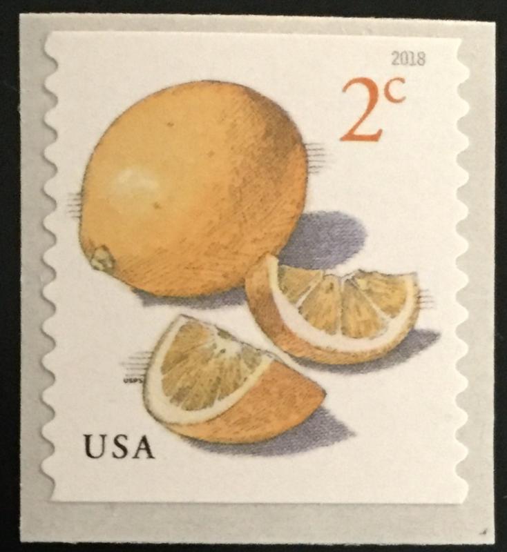 US #5256 MNH Coil Single w/back # Meyer Lemon SCV $.25