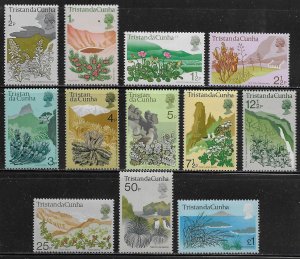 Tristan da Cunha Scott #'s 162 - 173 MNH