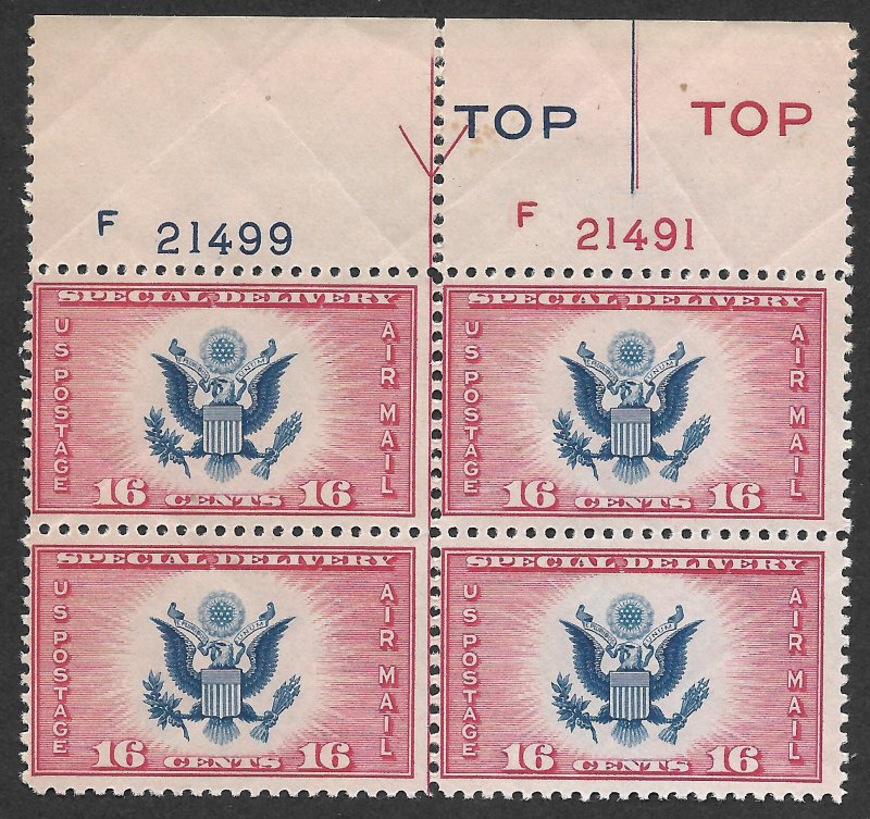 Doyle's_Stamps: MNH 1936 F-VF Air Post Special Delivery 16c Scott #CE2** PNB