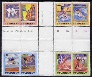 St Vincent 1984 Olympics (Leaders of the World) set of 8 ...