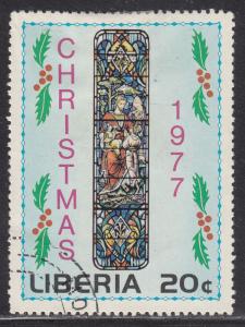 Liberia 791 Stained Glass Windows 1977