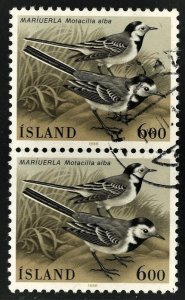 ICELAND #618, USED PAIR - 1986 - ICE646