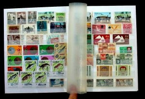Costa Rica Stamp Collection Lot of 152 MNH, MH & Used in Vintage Album