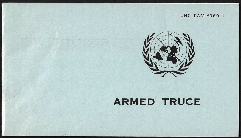 KOREA 1983 UN COMMAND MILITARY ARMISTICE COMMISSION A 28 PAGE BOOKLET SHOWING TH