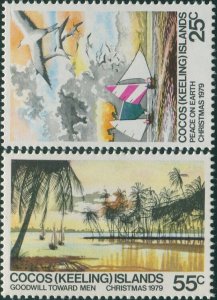 Cocos Islands 1979 SG48 Christmas set MLH