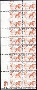 SC#1772 15¢ Year of the Child Plate Strip of Twenty (1979) MNH