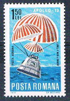 Romania C176 MNH Apollo 13 splashdown 1970 (R0618)+