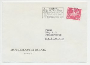 Cover / Postmark Switzerland 1962 Motocross - Worldchampionships