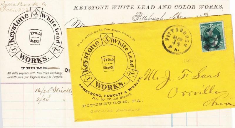 1874, Pittsburg, PA to Orrville, OH, See Remark (HS234a)