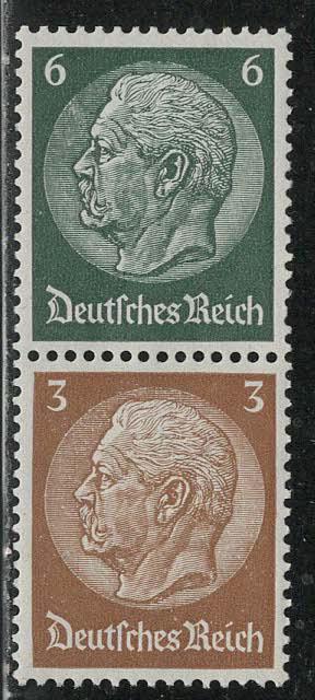 Germany Scott # 419, 416, mint nh, se-tenant, Mi# S153