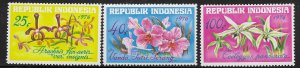 Indonesia 978-80  1976  set 3  FVF Mint NH