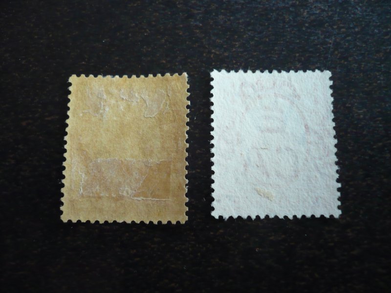 Stamps - Turks & Caicos - Scott# 36 - Used & M Never Hinged Part Set of 2 Stamps