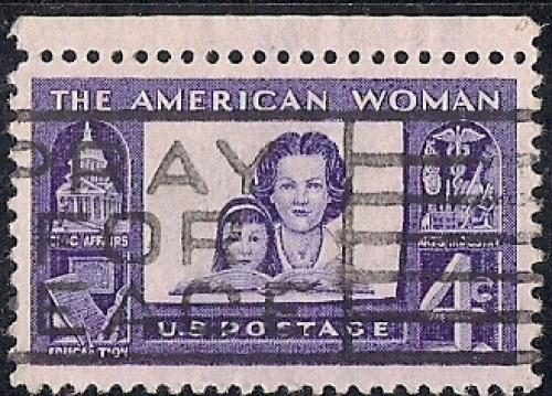 1152 4 cent The American Woman VF used