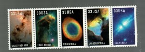 3384-88 Hubble Space Telescope Strip of 5 MNH